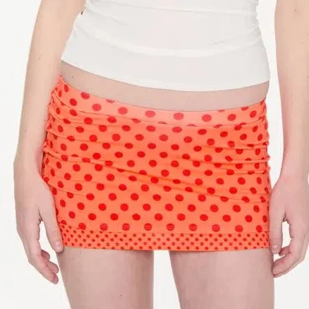 Miaou Elektra Women Skirt in Orange