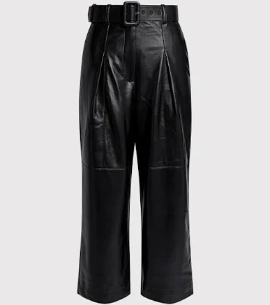 Self Portrait Women's Faux Leather Culottes