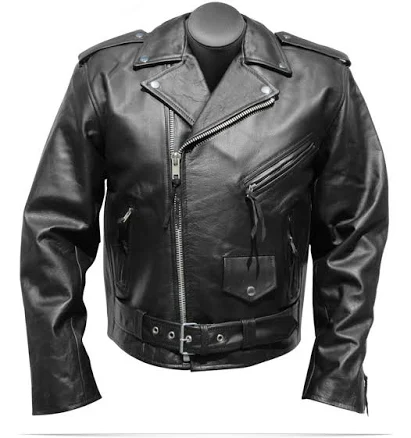 Custom Embroidery of Your Brand Motorcycle Leather Jacket