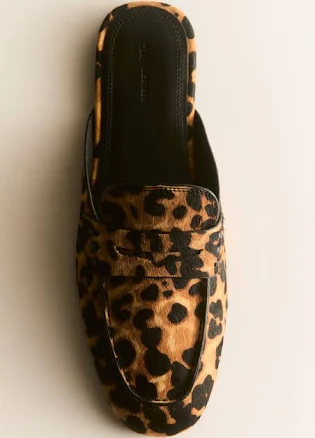 H&M Ladies Leather Mule Loafers