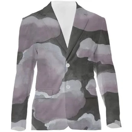 Storm Clouds Suit Jacket by Amanda Laurel Atkins