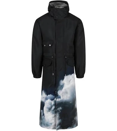 Alexander McQueen Men's Storm Sky Print Parka
