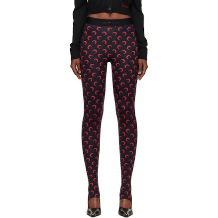 Marine Serre Moon Printed Jersey Leggings