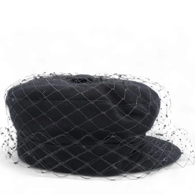 Dior - Denim Cap With Veil