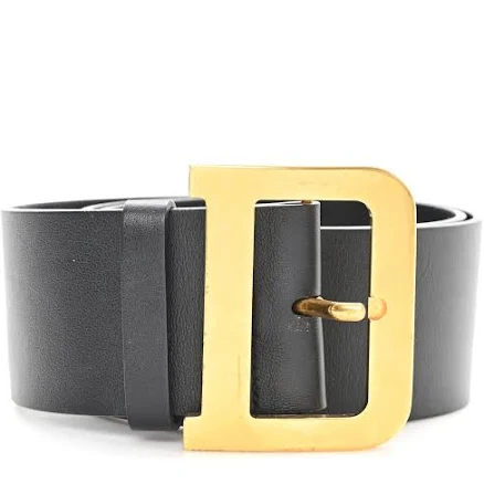 Christian Dior Calfskin Diorquake Belt 75 30 Black