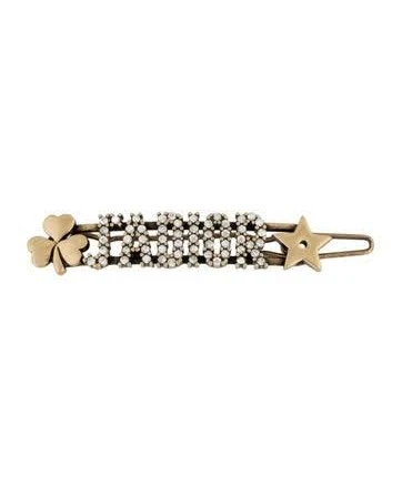 Christian Dior J'Adior Crystal Embellished Metal Hair Clip