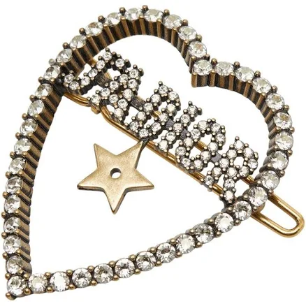 Christian Dior Crystal Embellished J'Adior Hair Clip
