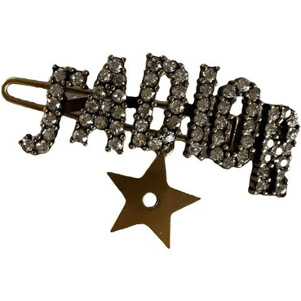 Christian Dior J'Adior Crystal Embellished Metal Hair Clip