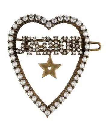 Christian Dior Crystal Embellished J'Adior Hair Clip