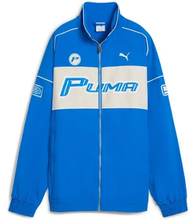 PUMA Men's Relaxed-Fit Graphic Track Jacket