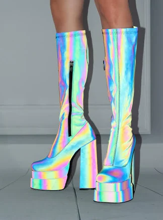 Hologram High Platform Boots