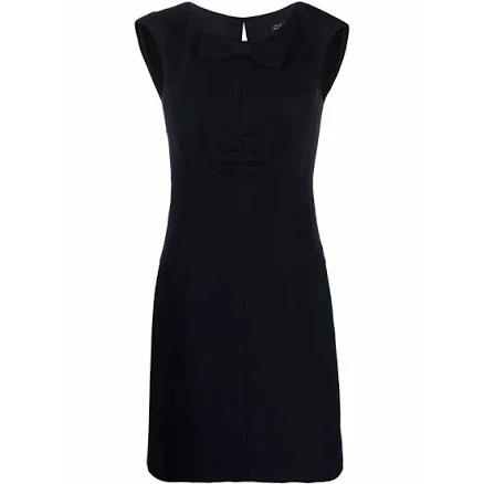 CHANEL Sleeveless Bow Dress