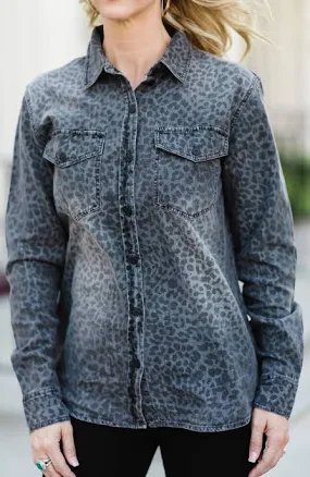 Sanctuary Boyfriend Forever Leopard Shirt