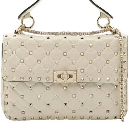 Valentino Garavani Medium Rockstud Spike Leather Crossbody Bag