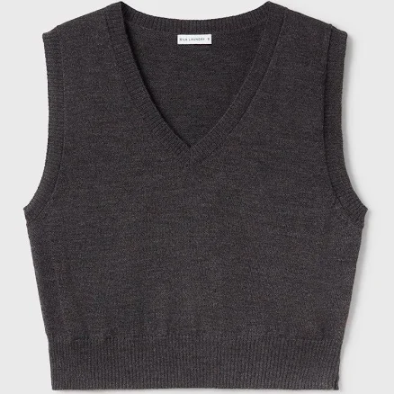 SILK LAUNDRY V-neck Sweater Vest