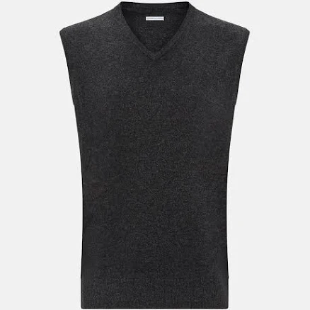 Turnbull & Asser Men's Melange V-Neck Sleeveless Cashmere Vest