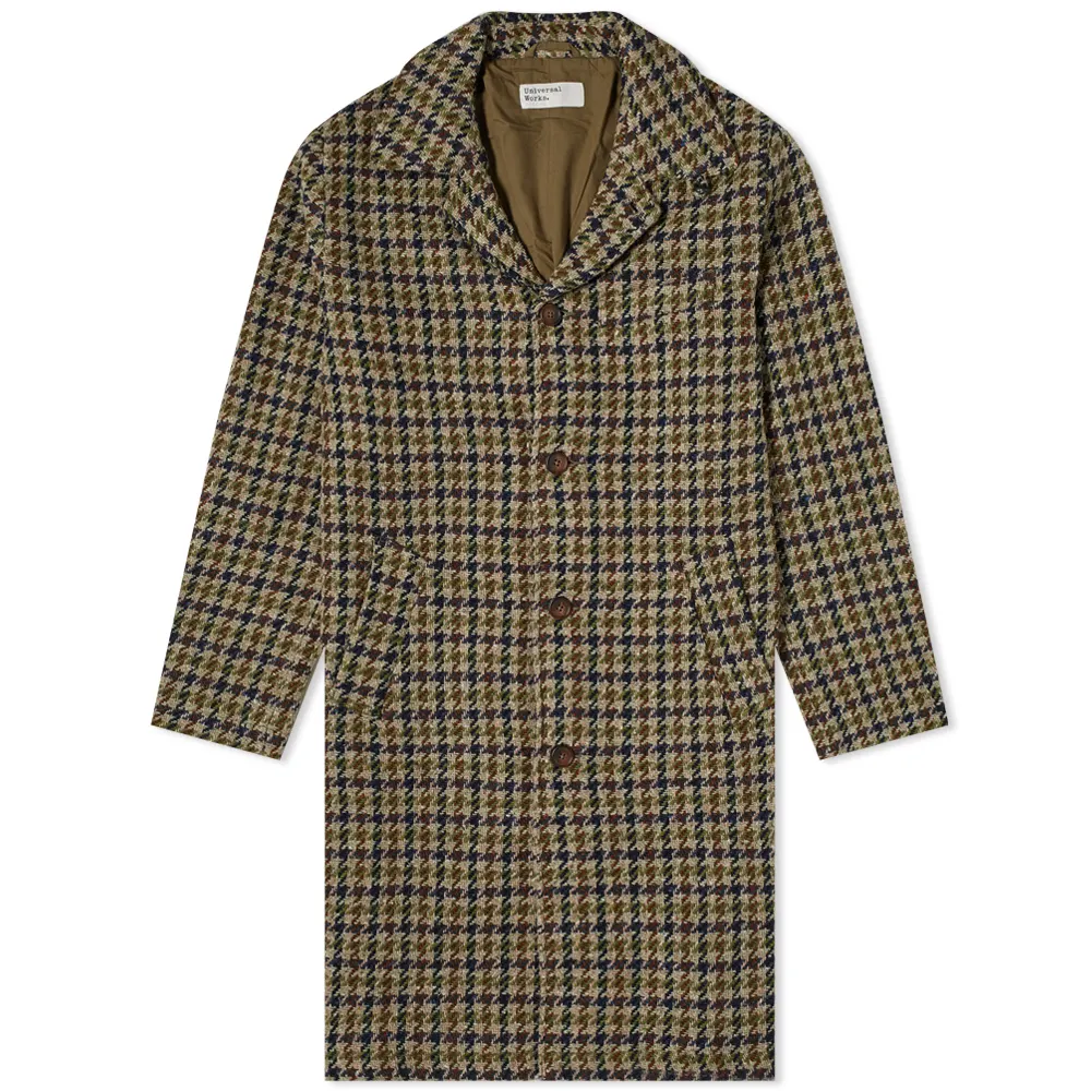 Universal Works Tweed Overcoat