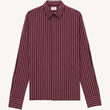 Saint Laurent Striped Men Shirt