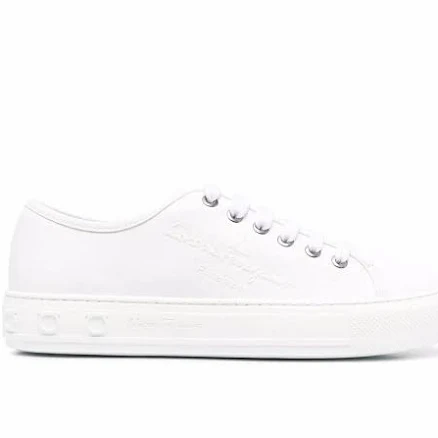 Ferragamo Mediterr Eco Canvas Sneaker