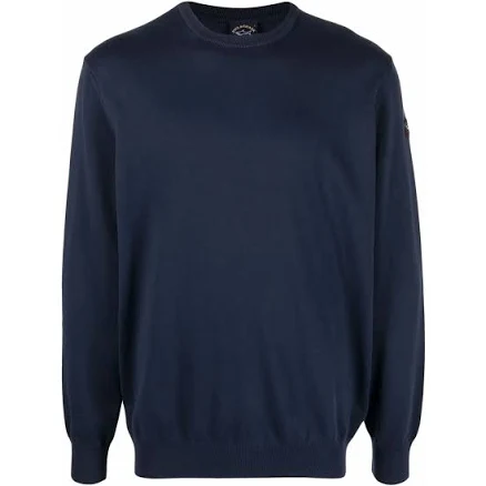 Paul & Shark Logo-Patch Crew Neck Jumper