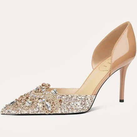 French Sheepskin High Heel HH014