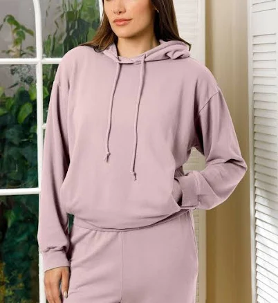 Fleece Pleat Hoodie