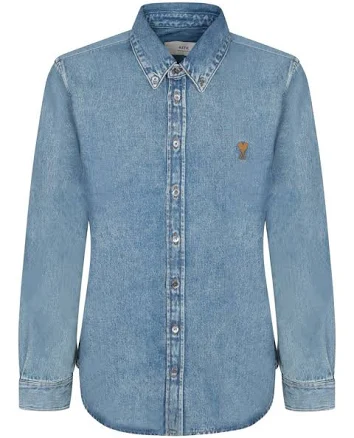 AMI Paris Ami de Coeur Button Down Shirt - S