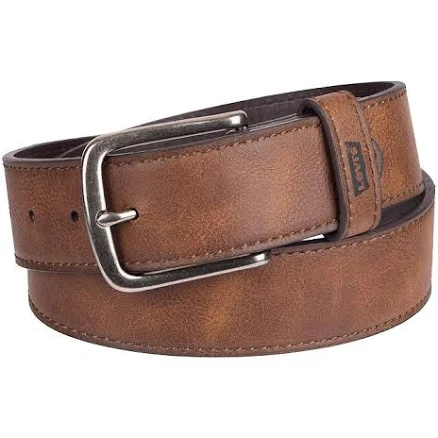 Levi's Men's Embossed Logo Loop Leather Belt