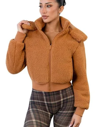 Vitaly Women's Teddy Bomber Jacket