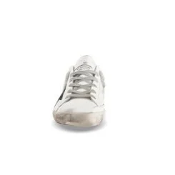 Golden Goose Superstar Distressed Leather Sneakers - Women - White Sneakers - IT35