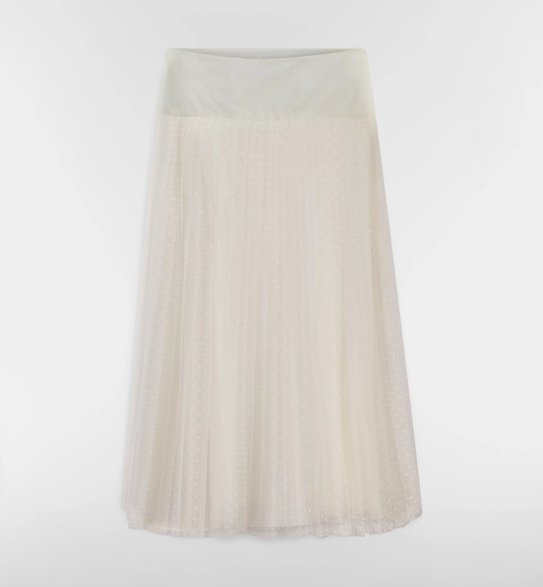 Mid-length Pleated Skirt