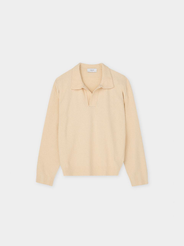 Open Collar Polo Knit
