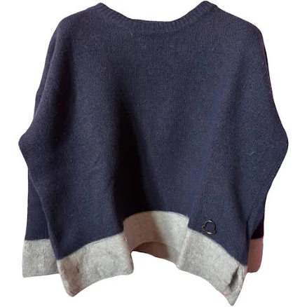 Moncler Wool Two-Tone Knit Sweater Size S