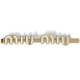 Miu Miu Enameled Metal Hair Clip
