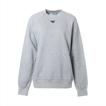 Prada Women's Triangle-Logo Sweatshirt