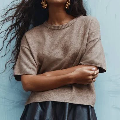 H&M Ladies Short-Sleeved Sweater