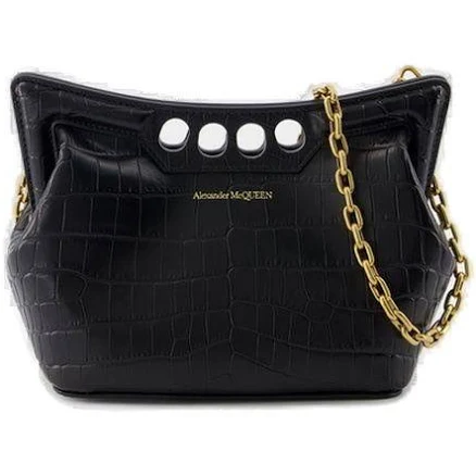 Alexander McQueen Women's The Peak Faux-Leather Shoulder Bag