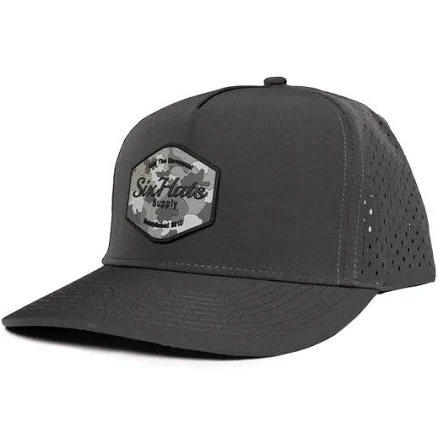 Charcoal Hex Signature Waterproof Hat