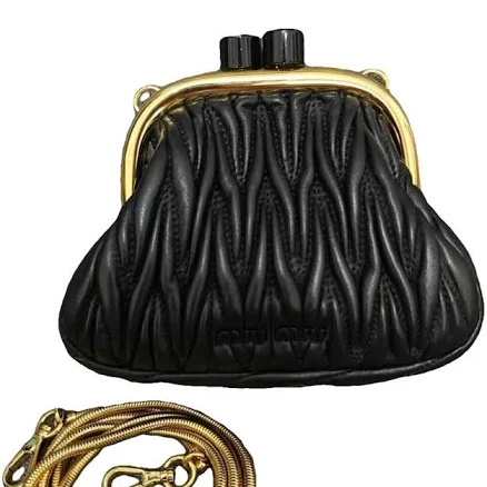 Miu Miu Donna Nappa Leather Clutch