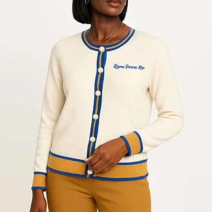 Sigma Gamma Rho Embroidered Cardigan