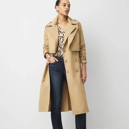 White House Black Market Convertible Trench Coat