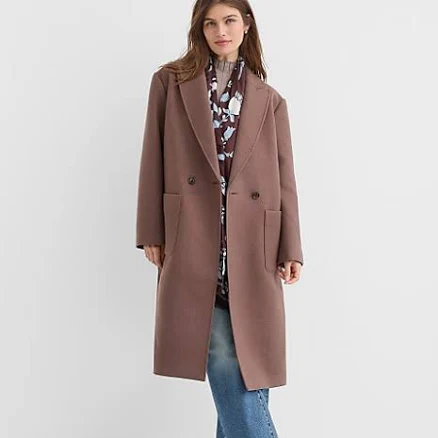 Women's Loft Patch Pocket Coat