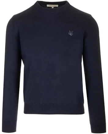 Maison Kitsuné Bold Fox Head Patch Knitted Jumper - XXL
