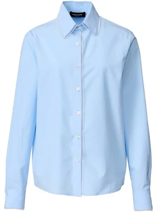 Poplin Shirt with Filo Diamante