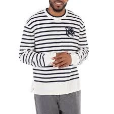 Fox HEAD INTARSIA COMFORT STRIPED JUMPER - Maison KitsunÉ - Man
