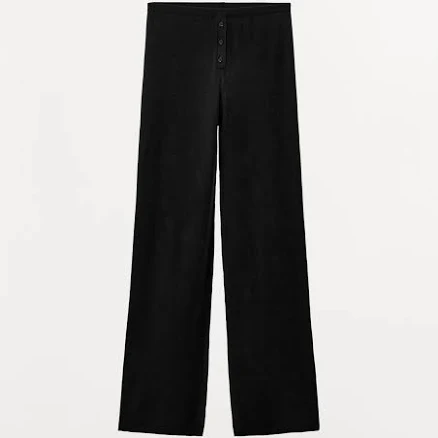 Zara Knit Pants with Buttons