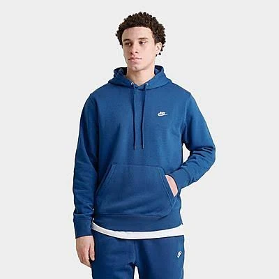 Nike Men's Club Fleece Premium Embroidered Pullover Hoodie