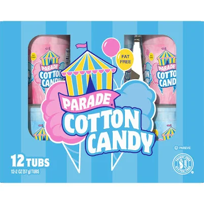 Parade Cotton Candy 2 Ounce Pack of 12