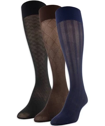 Peds Women's Trouser Knee High Socks (3 Pairs)