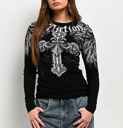 Affliction angelo Thermal Long Sleeve T-Shirt